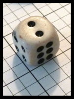 Dice : Dice - 6D Pipped - White with Different 2 Config Gift From J Bell WH Game Store Memphis - Gift Mar 2013